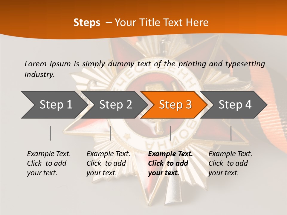 Spring Black Striped PowerPoint Template