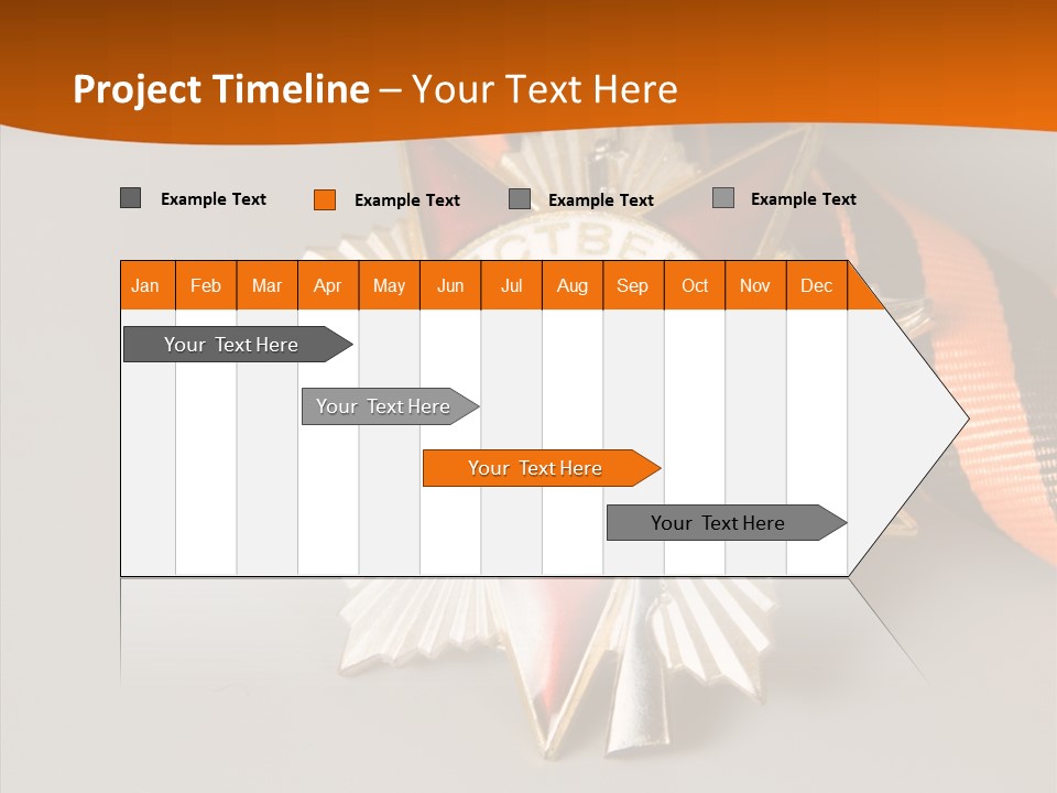 Spring Black Striped PowerPoint Template