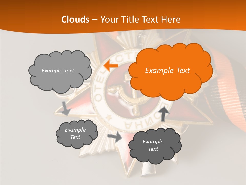 Spring Black Striped PowerPoint Template