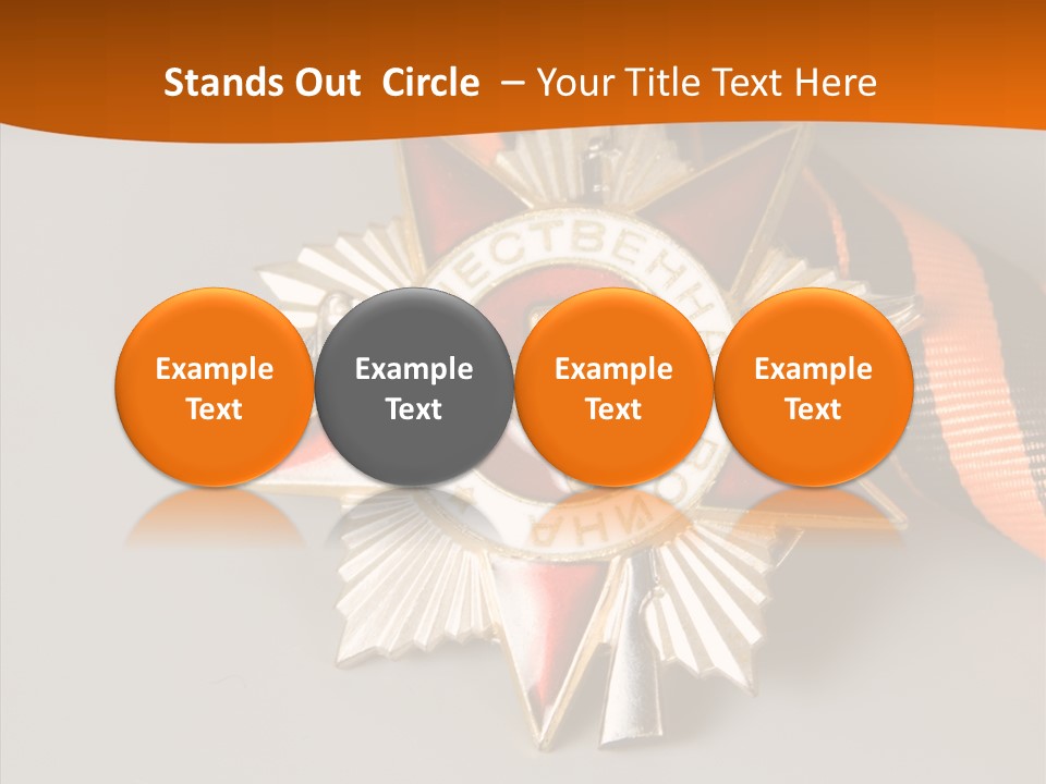 Spring Black Striped PowerPoint Template