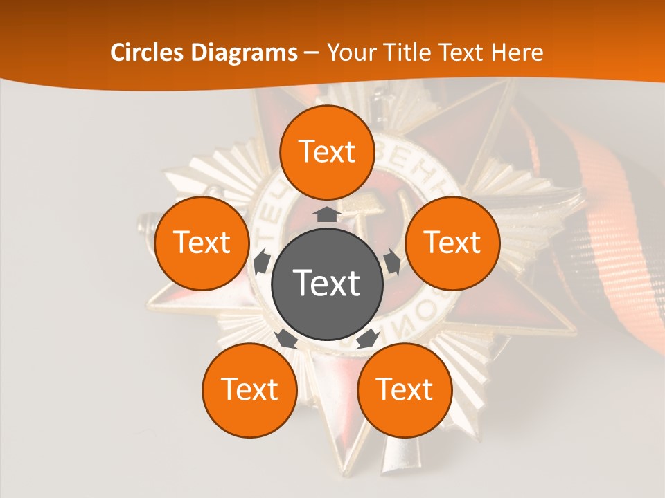 Spring Black Striped PowerPoint Template