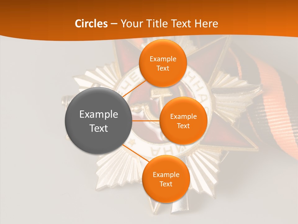 Spring Black Striped PowerPoint Template