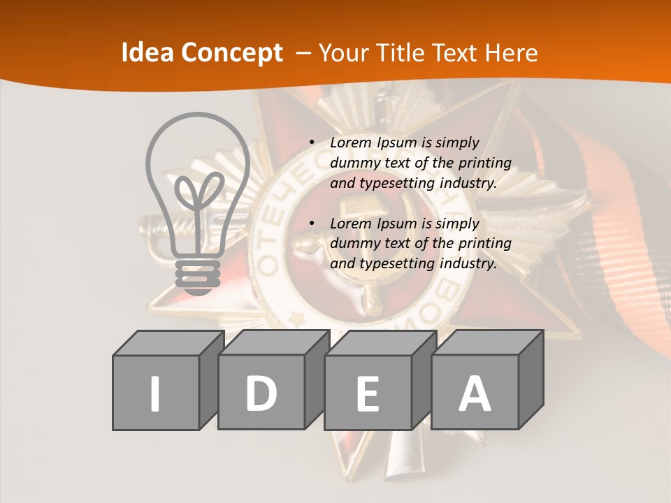 Spring Black Striped PowerPoint Template