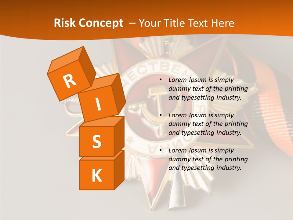 Spring Black Striped PowerPoint Template