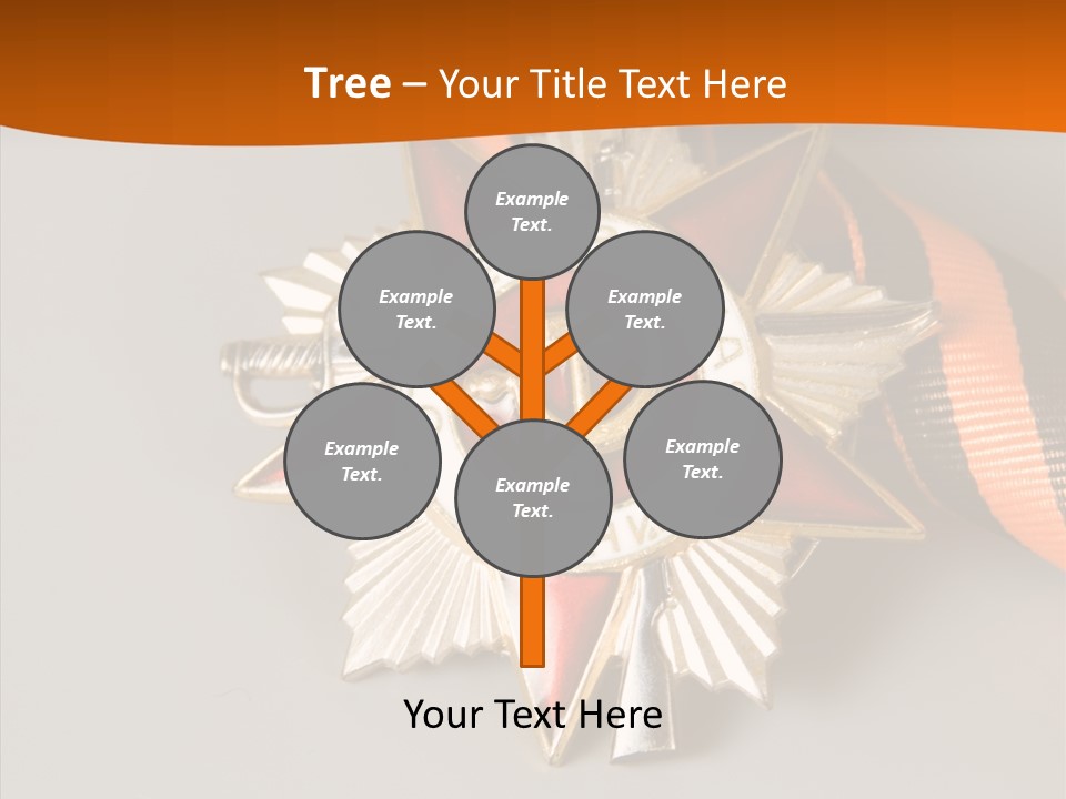 Spring Black Striped PowerPoint Template