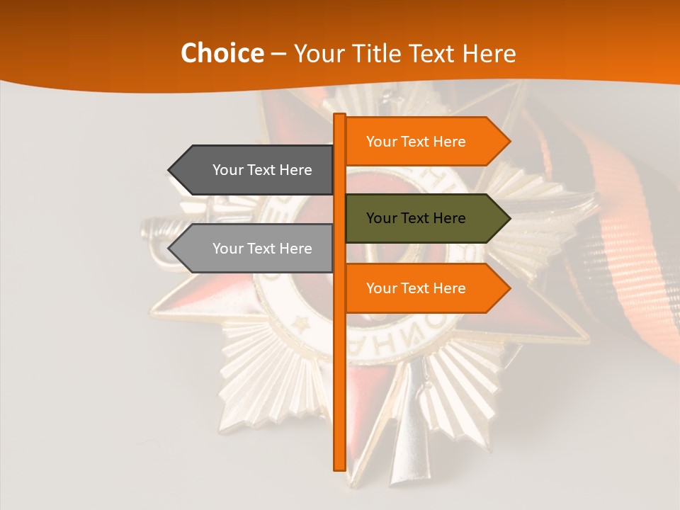 Spring Black Striped PowerPoint Template