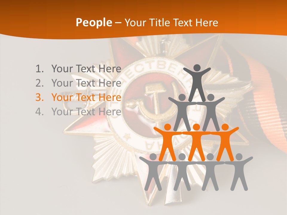 Spring Black Striped PowerPoint Template