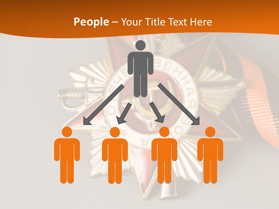 Spring Black Striped PowerPoint Template