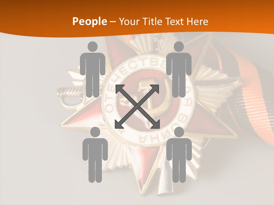 Spring Black Striped PowerPoint Template