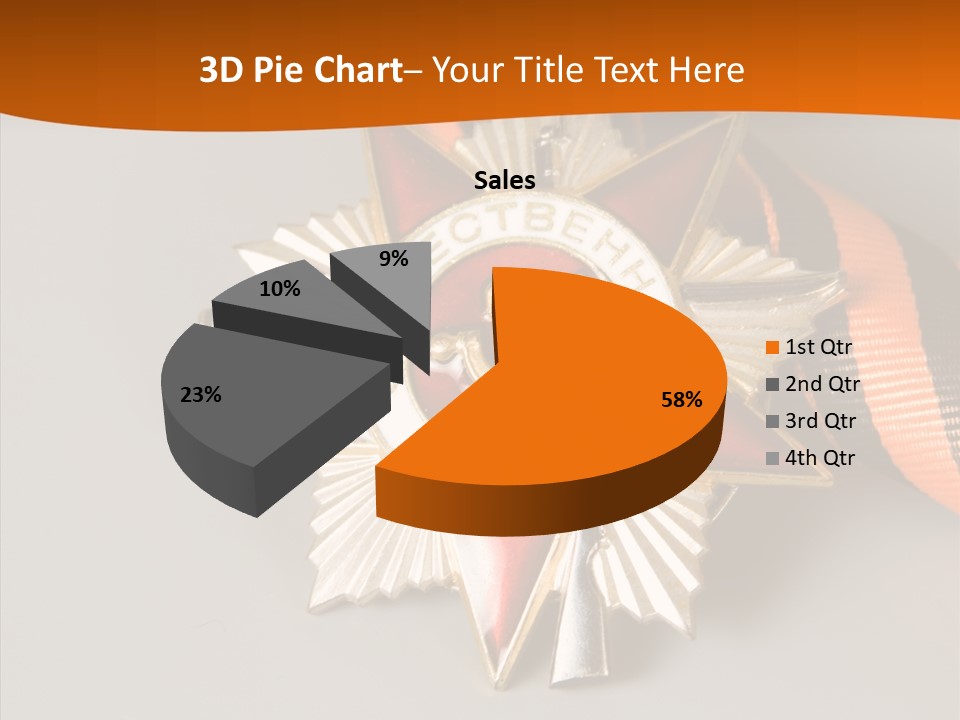 Spring Black Striped PowerPoint Template