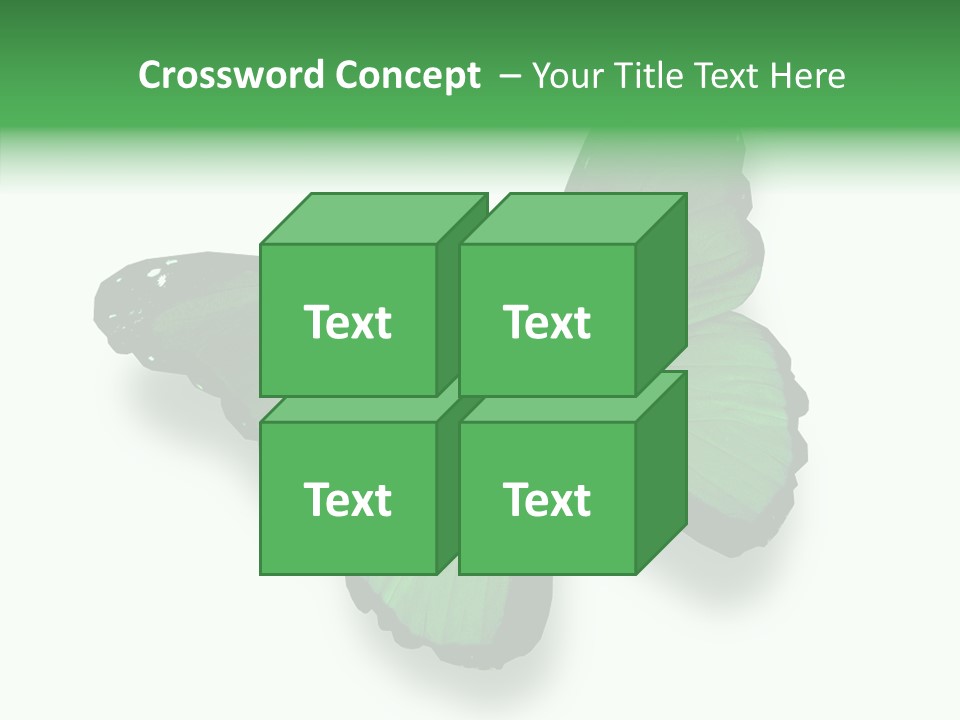 Independence Spring Flying PowerPoint Template