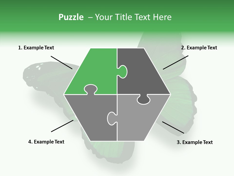 Independence Spring Flying PowerPoint Template