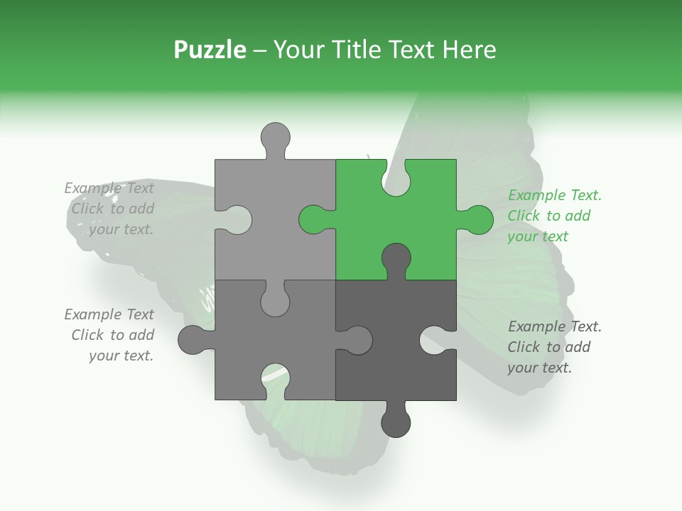 Independence Spring Flying PowerPoint Template