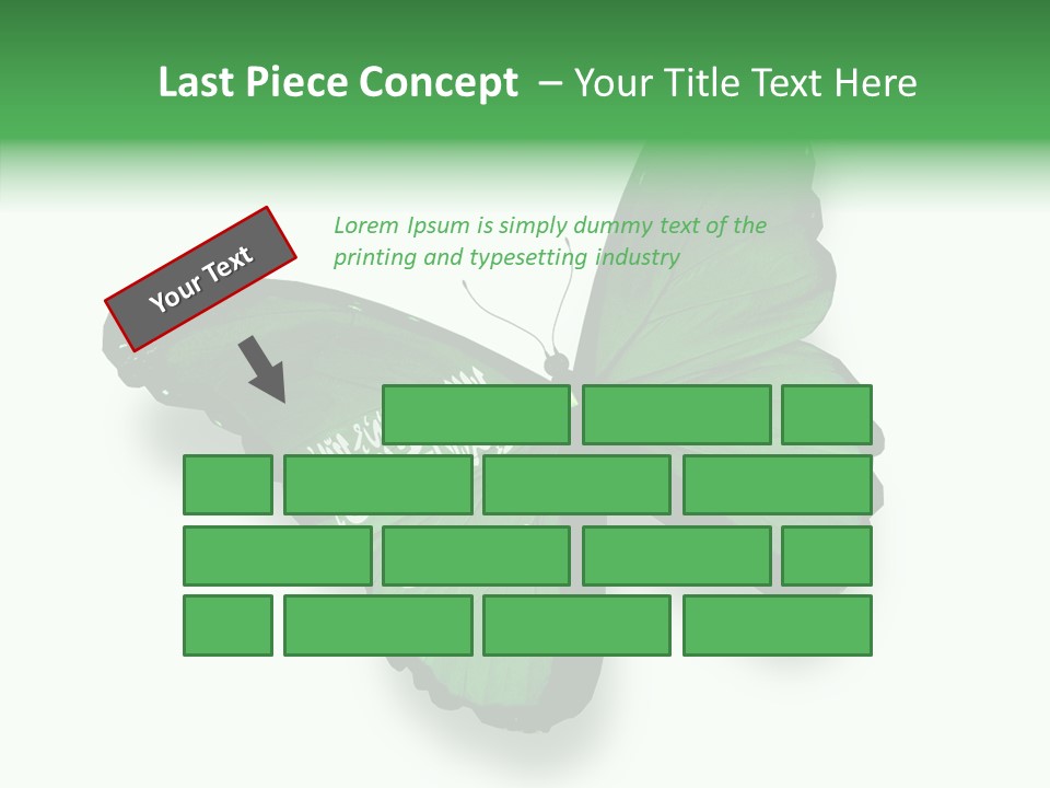 Independence Spring Flying PowerPoint Template