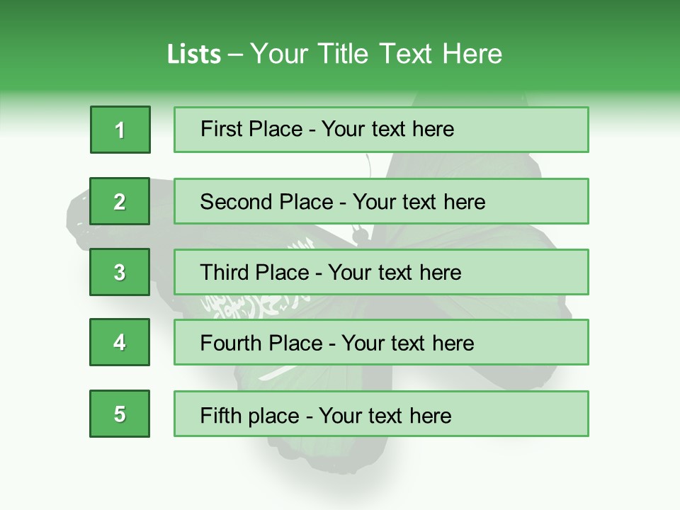 Independence Spring Flying PowerPoint Template