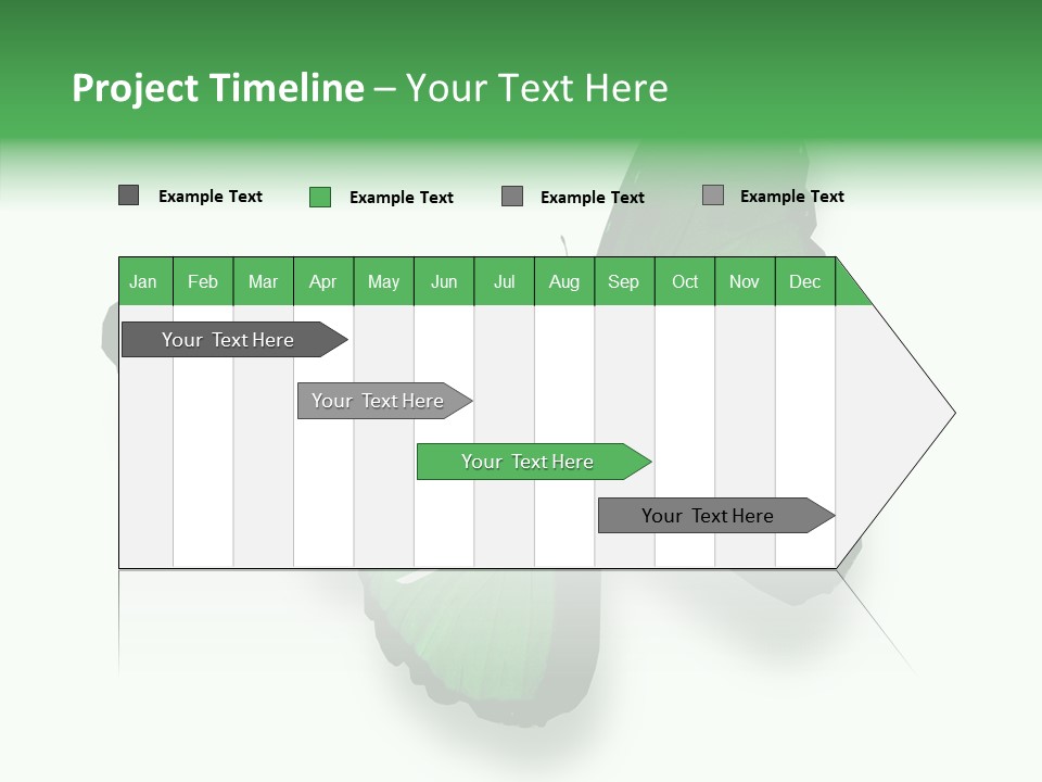 Independence Spring Flying PowerPoint Template