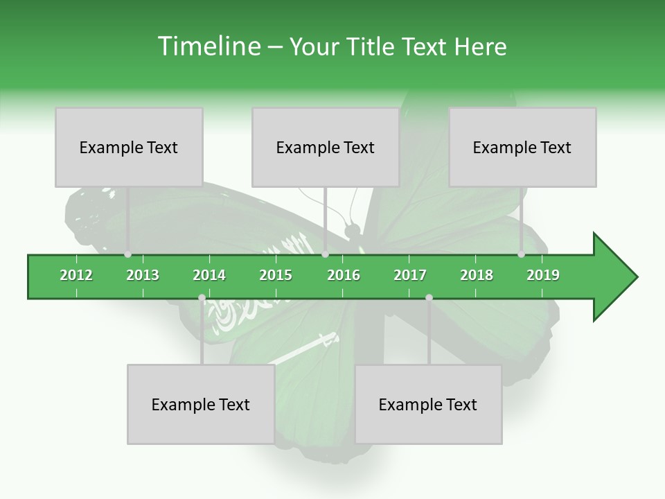 Independence Spring Flying PowerPoint Template