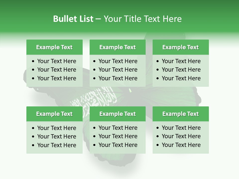 Independence Spring Flying PowerPoint Template