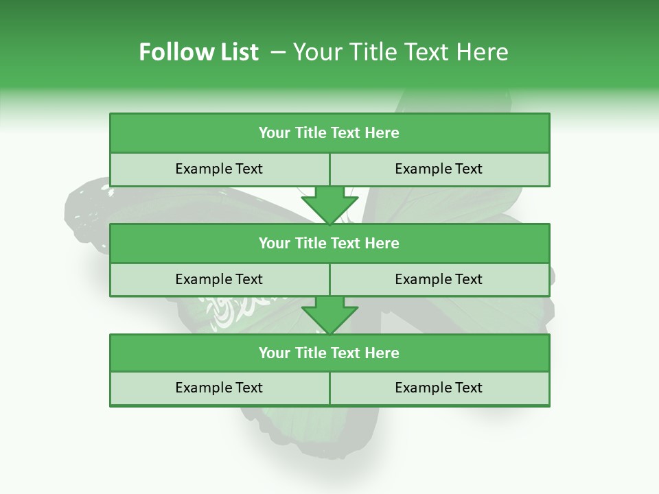 Independence Spring Flying PowerPoint Template
