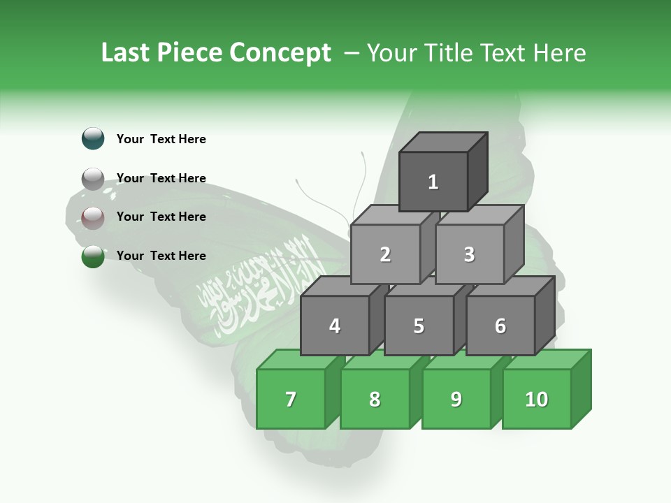 Independence Spring Flying PowerPoint Template