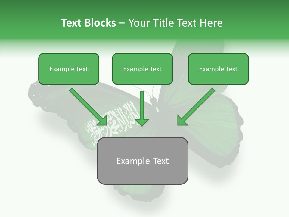 Independence Spring Flying PowerPoint Template