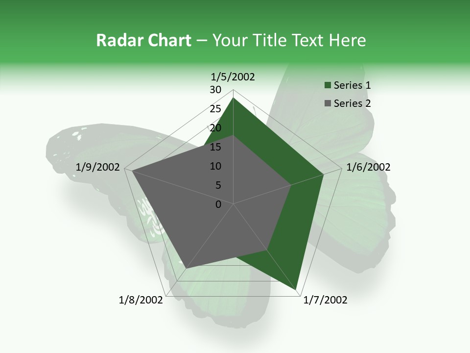 Independence Spring Flying PowerPoint Template