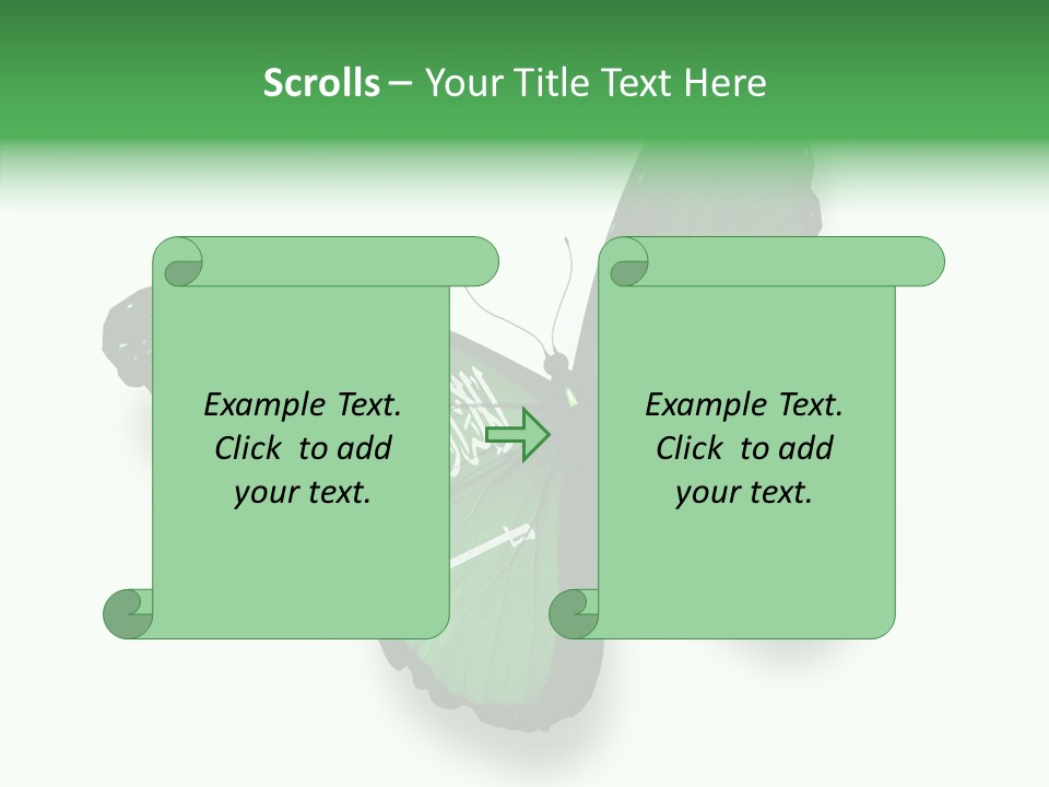Independence Spring Flying PowerPoint Template