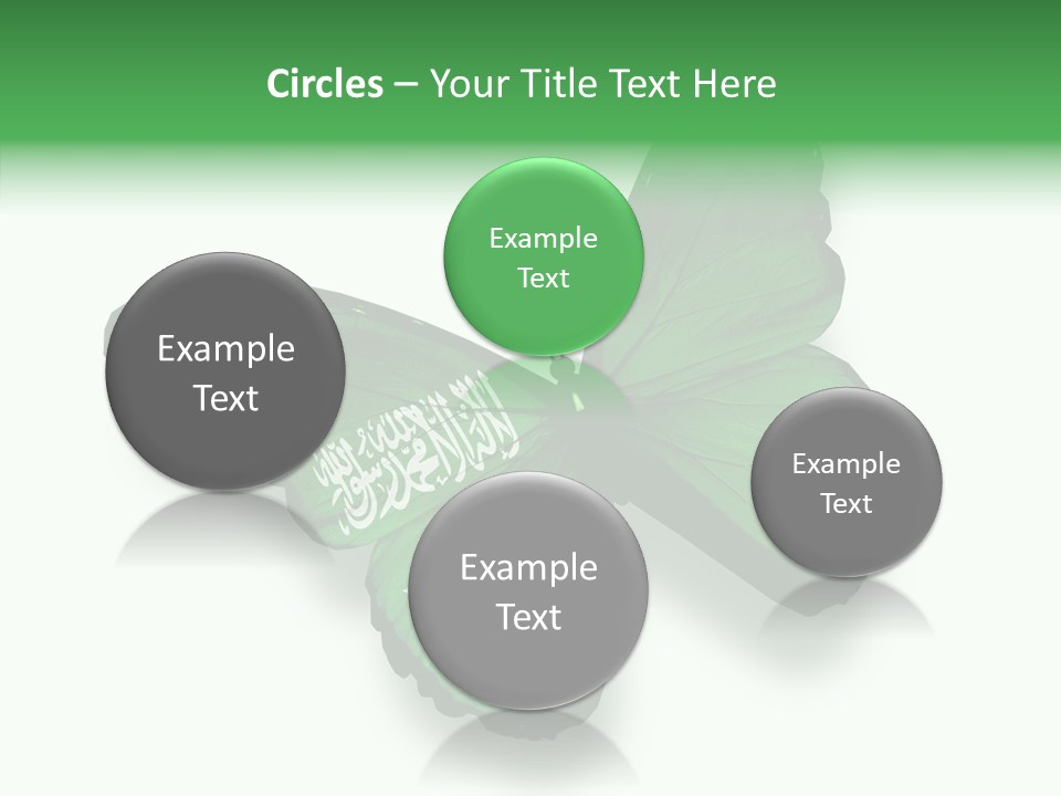 Independence Spring Flying PowerPoint Template