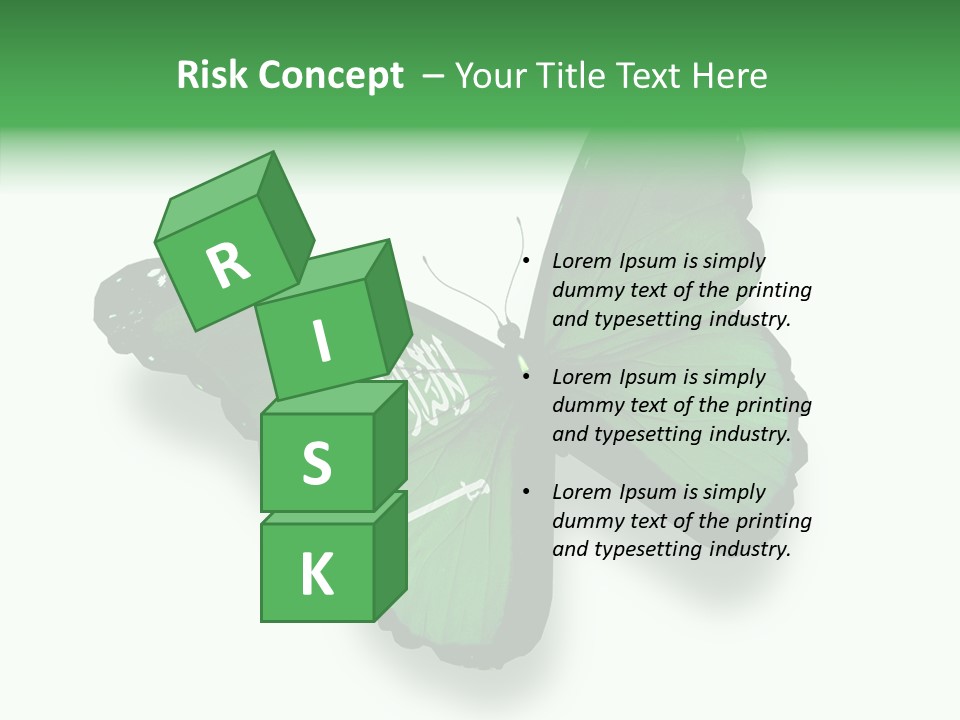 Independence Spring Flying PowerPoint Template