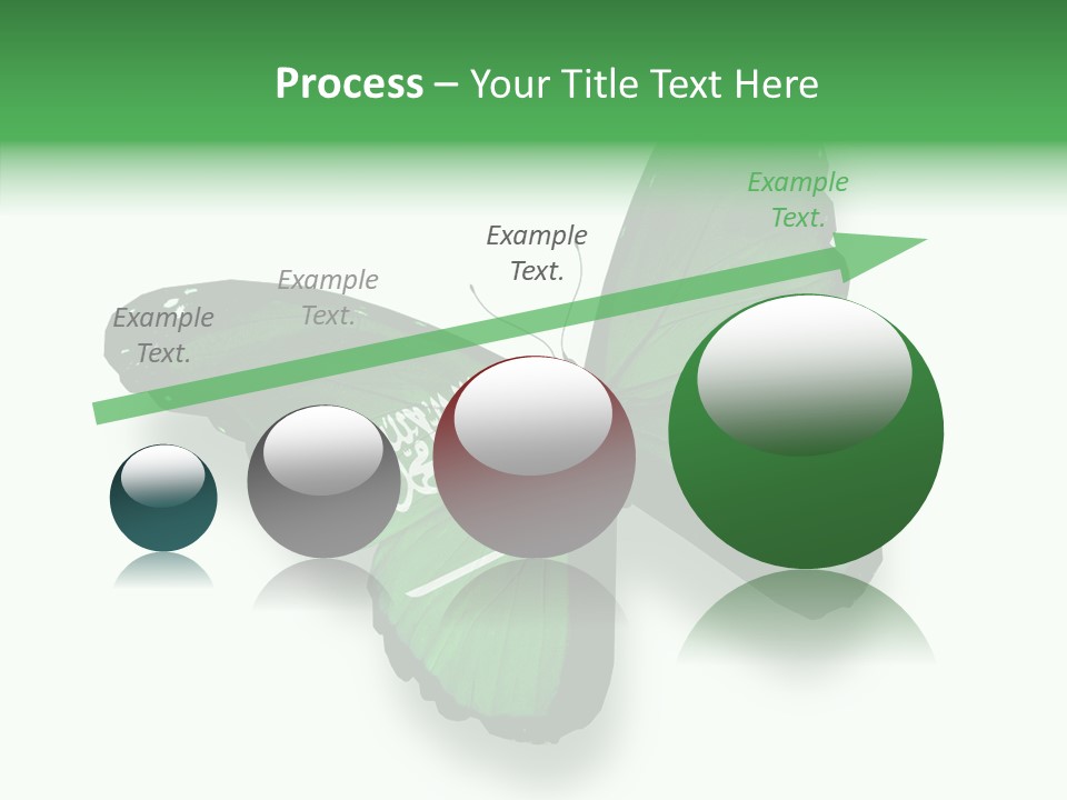 Independence Spring Flying PowerPoint Template