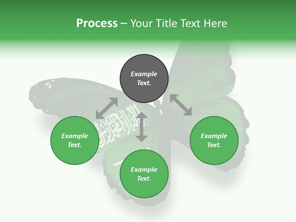 Independence Spring Flying PowerPoint Template