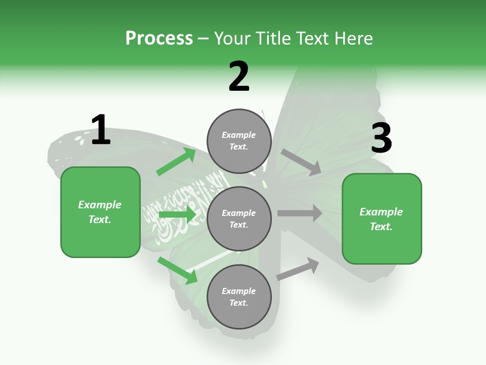 Independence Spring Flying PowerPoint Template
