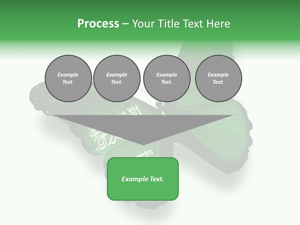 Independence Spring Flying PowerPoint Template