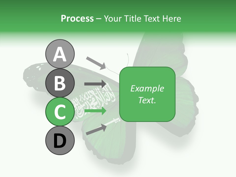 Independence Spring Flying PowerPoint Template