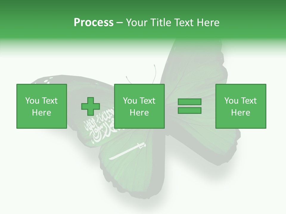 Independence Spring Flying PowerPoint Template