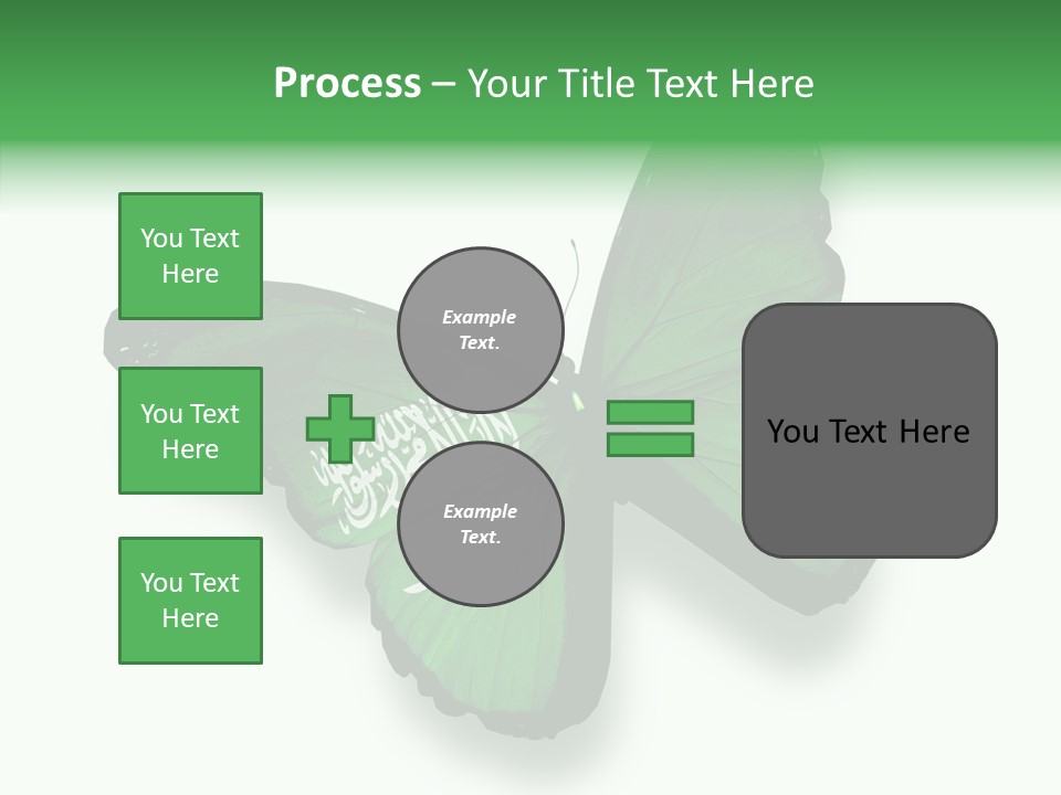 Independence Spring Flying PowerPoint Template