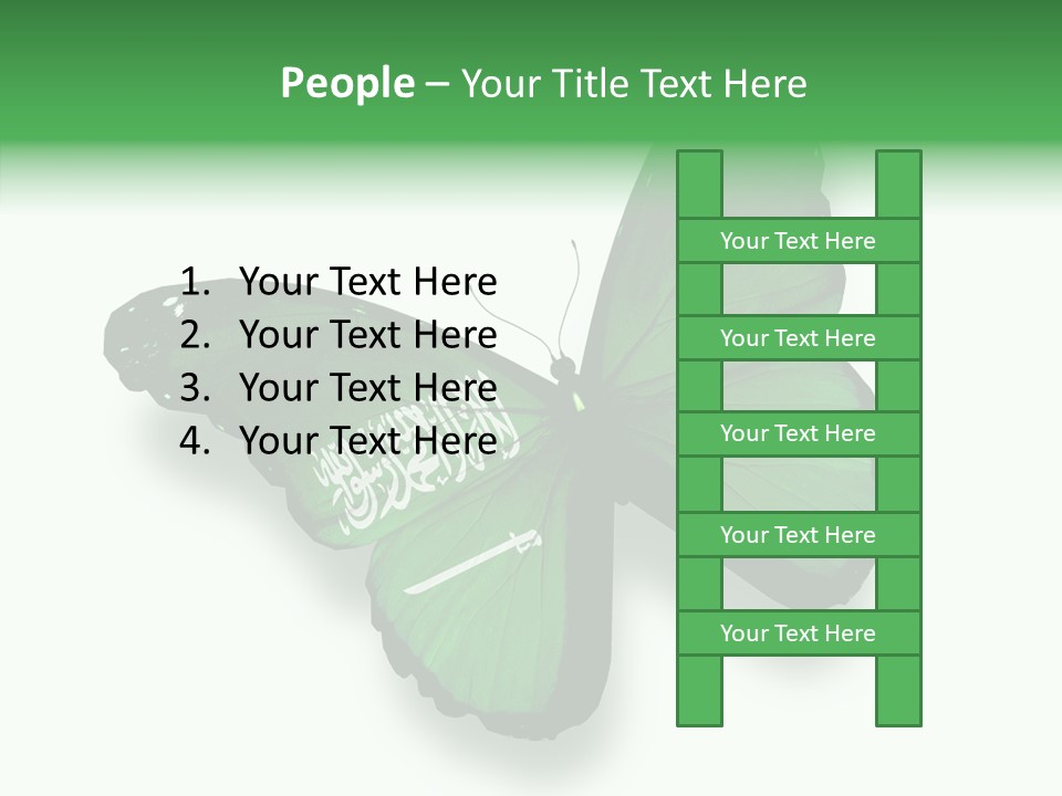 Independence Spring Flying PowerPoint Template