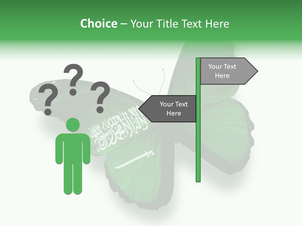 Independence Spring Flying PowerPoint Template