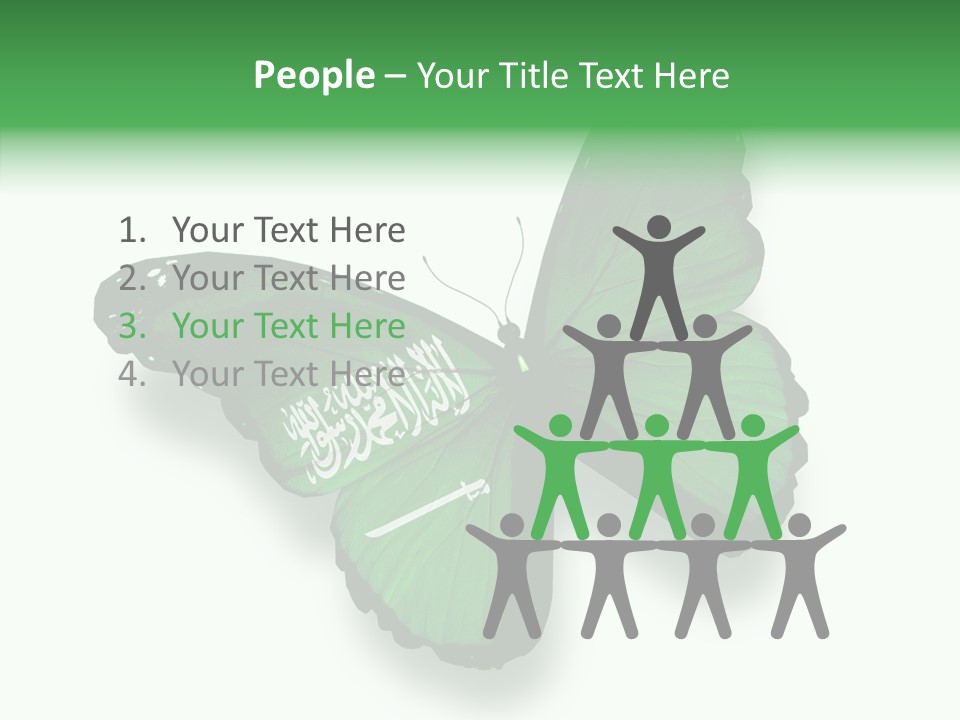 Independence Spring Flying PowerPoint Template