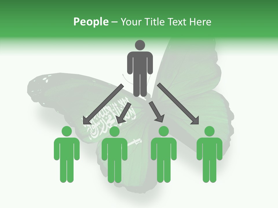 Independence Spring Flying PowerPoint Template