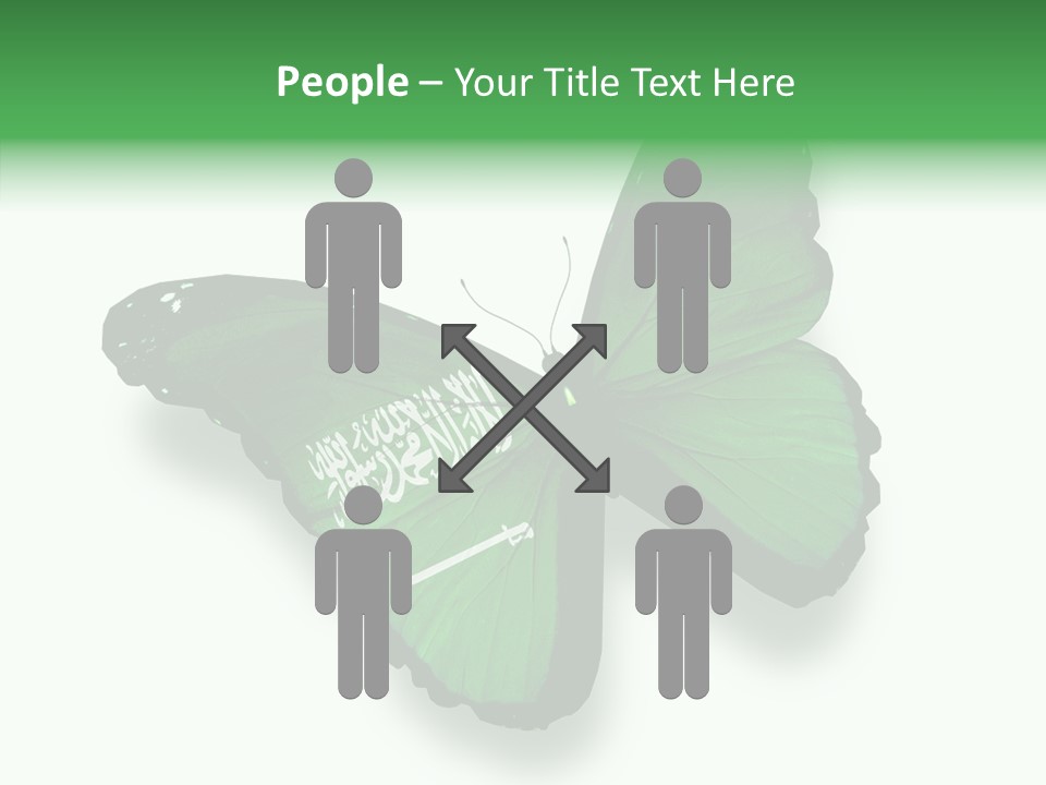 Independence Spring Flying PowerPoint Template