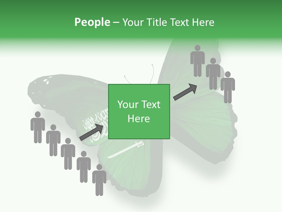 Independence Spring Flying PowerPoint Template