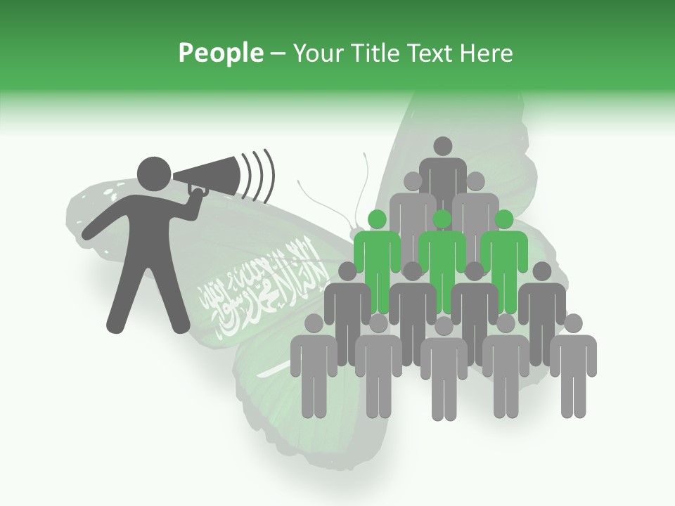 Independence Spring Flying PowerPoint Template