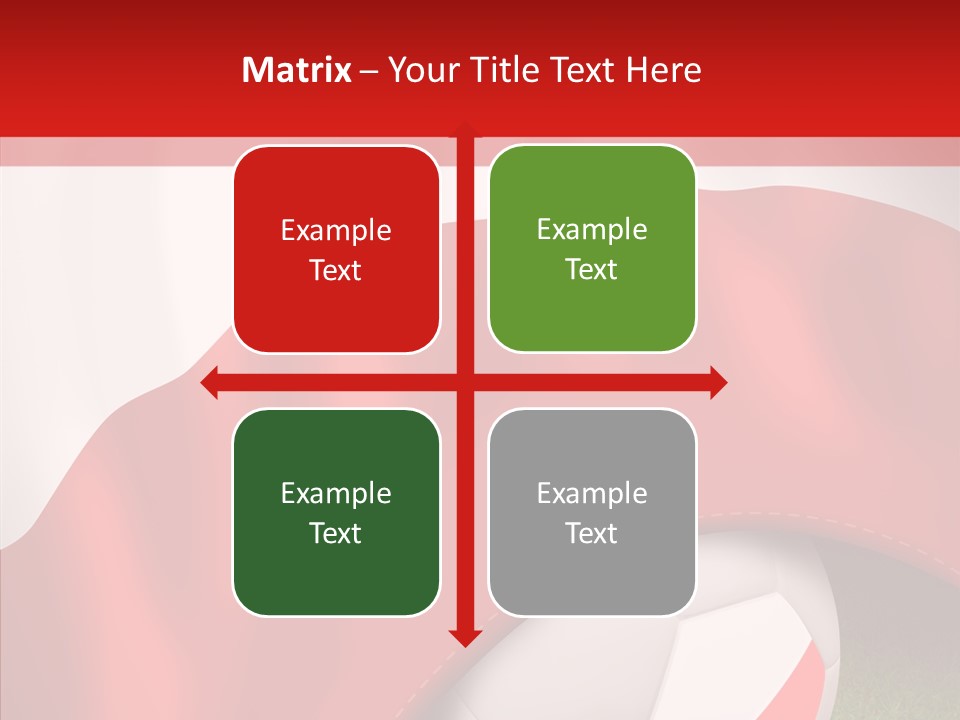 Graphic Soccer Ball Unity PowerPoint Template