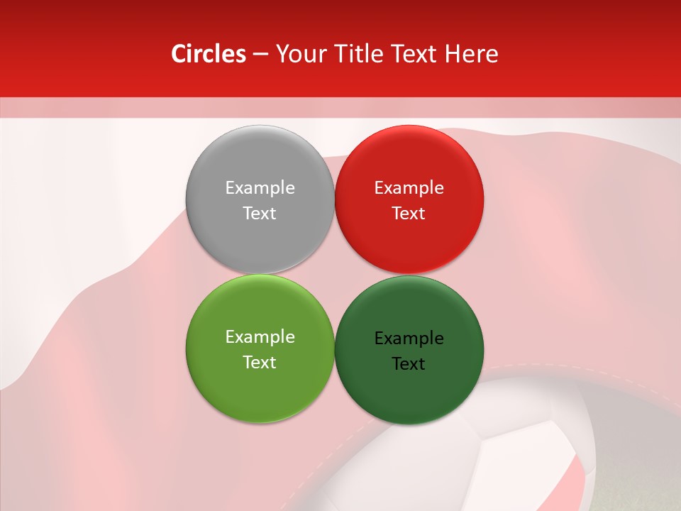 Graphic Soccer Ball Unity PowerPoint Template