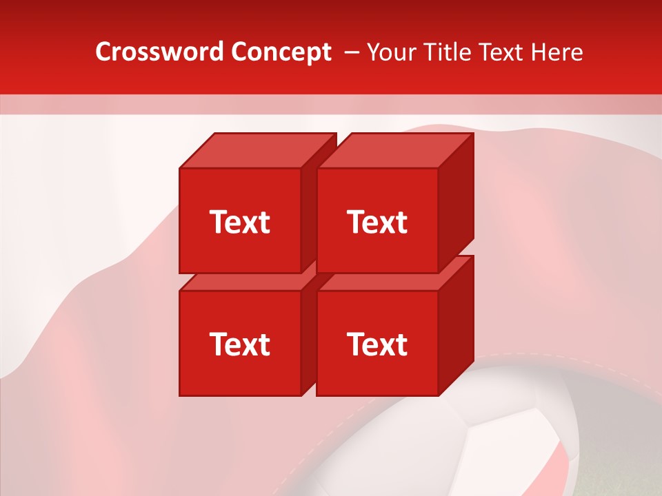 Graphic Soccer Ball Unity PowerPoint Template