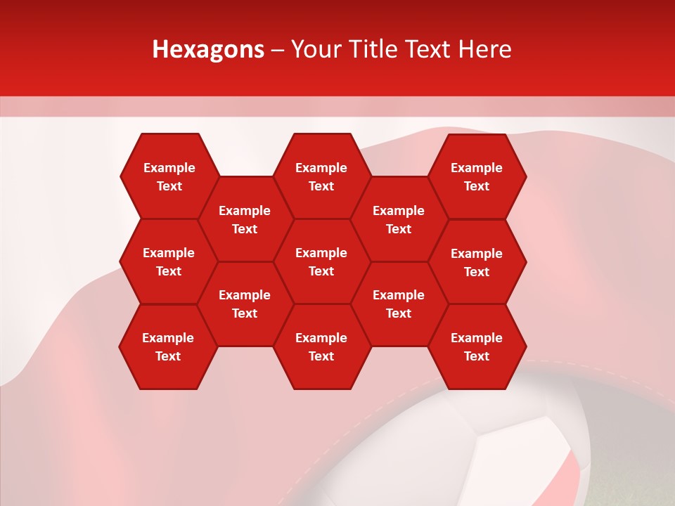 Graphic Soccer Ball Unity PowerPoint Template