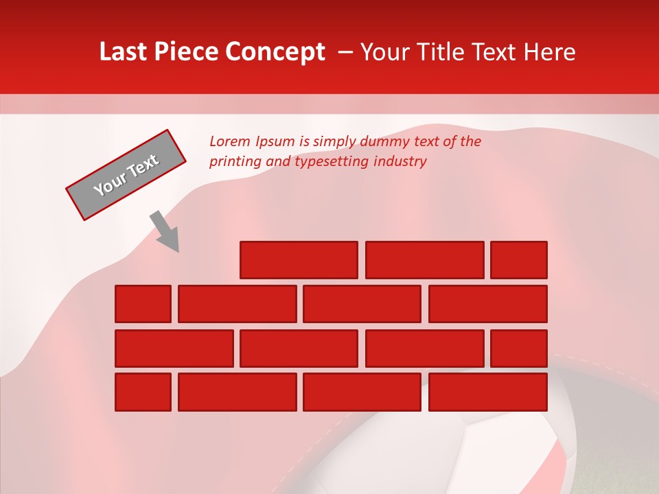 Graphic Soccer Ball Unity PowerPoint Template