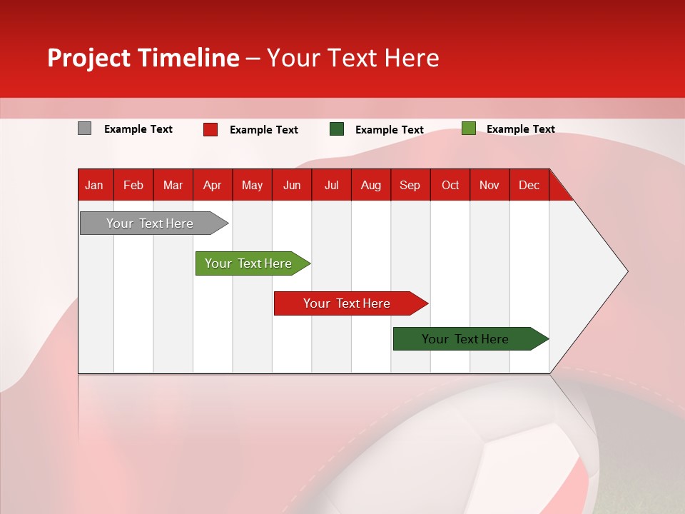 Graphic Soccer Ball Unity PowerPoint Template