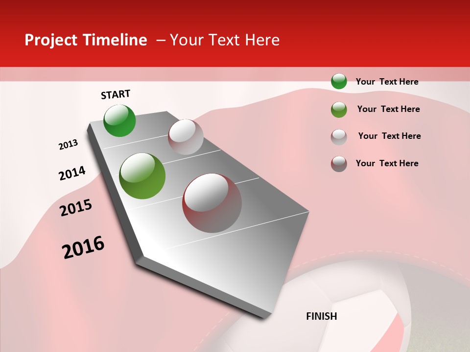 Graphic Soccer Ball Unity PowerPoint Template